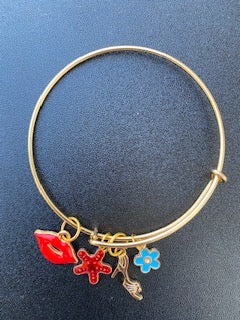 Gold Charm Bracelet
