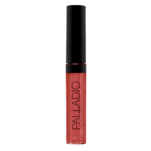 Palladio Lip Gloss, Non-Sticky Lip Gloss, Contains Vitamin E and Aloe, Offers Intense Color and Moisturization, Minimizes Lip Wrinkles, Softens Lips with Beautiful Shiny Finish, Watermelon. Cruelty Free.
