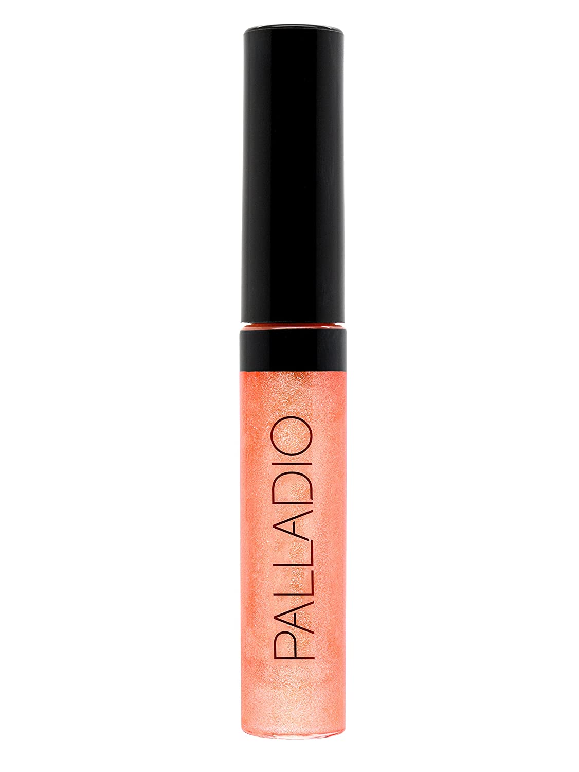 Palladio Lip Gloss, Pink Pearl, Non-Sticky Lip Gloss, Contains Vitamin E and Aloe, Offers Intense Color and Moisturization, Minimizes Lip Wrinkles, Softens Lips with Beautiful Shiny Finish. Cruelty Free.